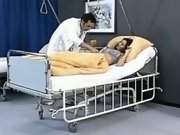 Pregnant girl sucks cock of doctor